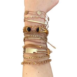 🌼3 for $20 - Entire Bundle of x12 Gold Tone Bracelets